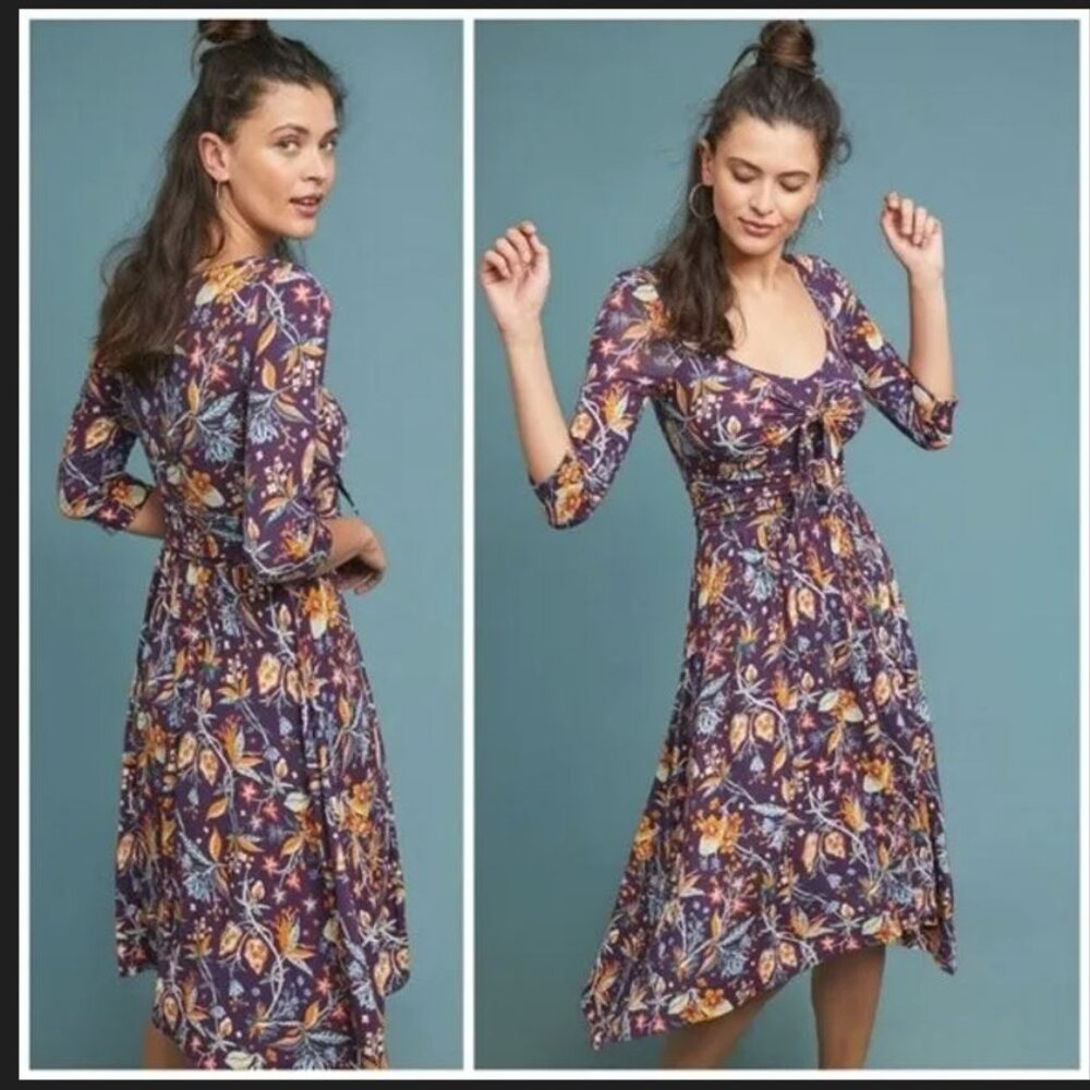 Never worn without tags  Maeve Anthropologie Floral Dress Size Large